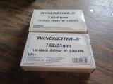 40RDS Winchester 7.62x51mm Sierra HP 135gr~tag#3068
