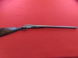 Parker Bros Underlifter 10ga side by side, exposed hammers, Damascus barrel