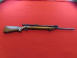 Winchester model 52 .22 LR, bolt action rifle, heavy barrel, with Lyman Sup