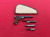High Standard Supermatic Trophy .22 semi auto pistol ~tag#3903