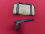 Smith & Wesson model 41 .22 cal semi auto pistol, with extra magazine and c
