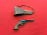 Rohm model 66 .22Magnum revolver with ///US leather holster~tag#4001