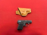 Browning Baby 6mm semi auto pistol, made in Belgium, with holster ~tag#4009
