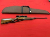 Winchester model 52 Sporter .22 Long, bolt rifle, with Burris 3x- 9 scope,