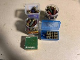 Container of miscellaneous ammunition; 16 ga, 300 savage, mixed shot shells