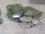 28 Mallard magnum and blue bill decoys~tag#4057