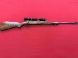 FN Mauser 98 220 swift bolt rifle, with 3x-9x Redfield scope ~tag#4113
