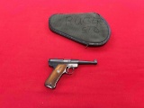 Ruger MK1 pre warning .22 LR semi auto pistol, with case ~tag#4155