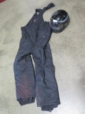 Arctic Cat snowmobile helmet, sz XXL AND HJC snowmobile pants, sz XXL~tag#4