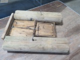 Floating muskrat trap~tag#4267