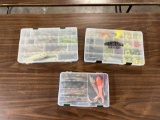 3 trays of fishing jig heads (almost 6 lbs.) and swimbaits~tag#4285