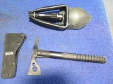 SOG Hatchet and shovel~tag#4347
