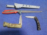 3 Buck knives~tag#4352