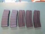 5 - 30rnd mags (2 - P mags and 3 - D&H tactical)~tag#4378