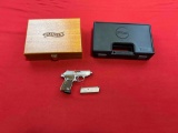 Walther PPK/S .380 semi auto pistol, Engraved with display case - RARE~tag#