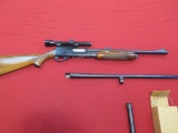 Remington 870 Wingmaster 12ga, pump shotgun with slug barrel, field barrel,