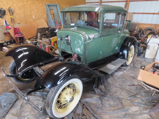 1931 Ford Model A 2 door coupe, restored, rumble seat, Professionally rebui