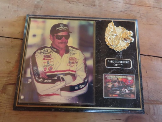 Dale Earnhardt commemorative wall hanging