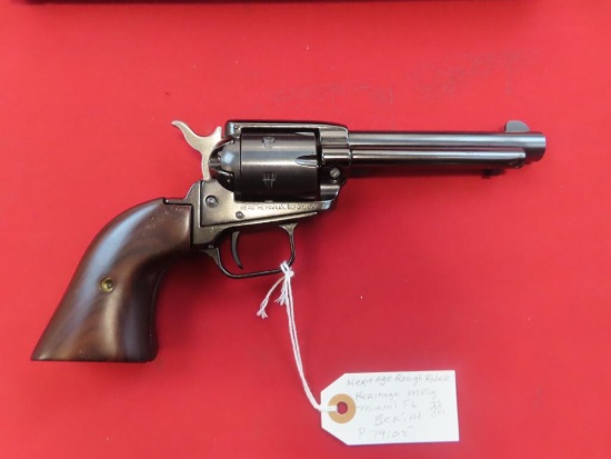 Heritage Rough Rider .22 revolver, soft case, SN P79105(tag#1080)