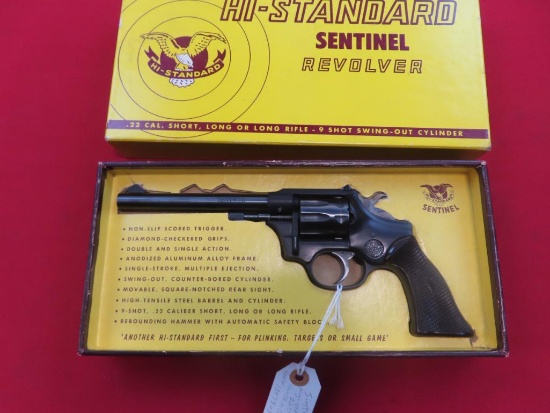 Hi Standard R-103 Sentinel .22s/l/lr revolver in box , SN 1357862(tag#1083)
