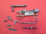 German Mauser receiver with bolt & parts, SN EA00845(tag#1121)