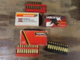 Misc ammo - 17 - 7mm, 19 - 30-06, 8 - 8mm and misc brass(tag#1129)