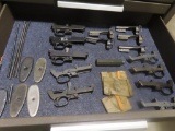 M1 carbine trigger assemblies, butt plates, bayonet adapters, plunger kits(