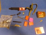 Misc gun parts, magnetic dishes, slings, etc(tag#1197)