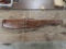 Leather gun scabbard, tag#1873