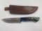 Handmade Damascus steel knife with 4