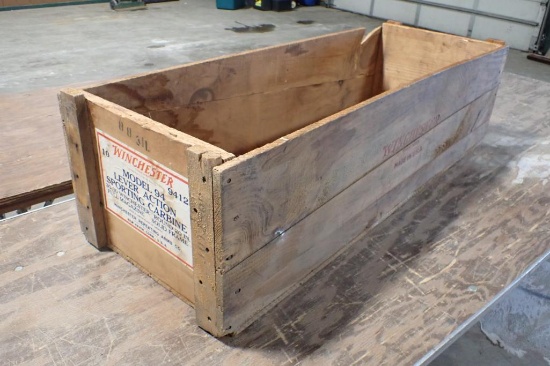 Winchester shipping crate for (10) model 94 lever action 30-30 carbines, wi