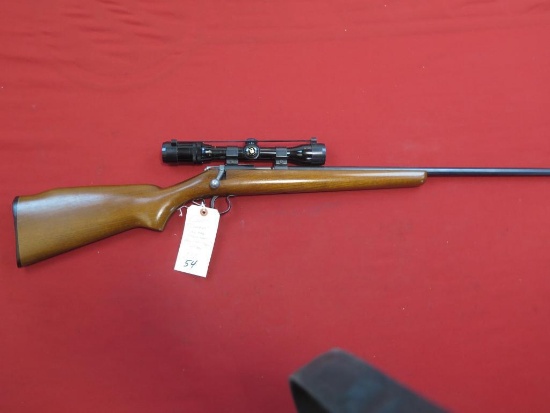 Colt Colteer .22Mag bolt single shot rifle, Bushnel Chief VI scope|NSN, tag