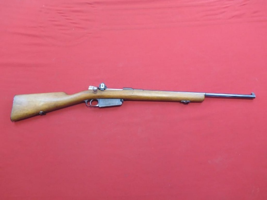 Argentina Mauser Mod 1891 Sporter 7.65 x 53 bolt rifle with Lyman peep sigh