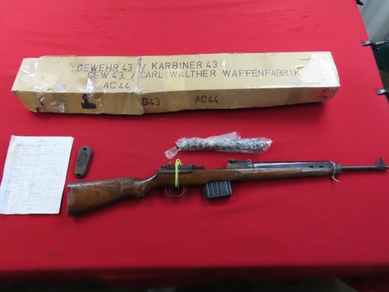 German Mauser G-43 8mm semi auto rifle, Wather produced in 1944, WWII bring