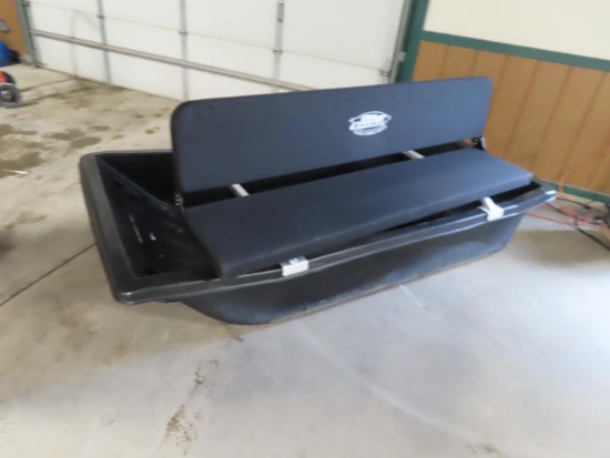 Otter Pro sled with bench seat, tag#2240
