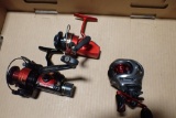 3 Fishing Reels â€“ Quantum Pulse PL100S bait caster (nice condition) â€“ S