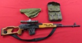 Romanian PSL (Dragunov style) 7.62x54R semi auto rifle 4x PSO mil scope