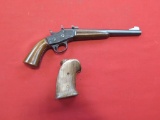 Remington Rolling Block pistol, custom target converted to .38 SPL. With 2