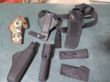 3 - Holstrers, Uncle Mikes #3 shoulder & #2 belt holsters, Bianchi Internat