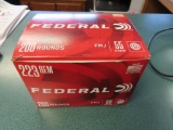 200rds Federal .223 55gr FMJ, tag#2406