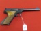 Colt Woodsman Pistol, semi-auto, .22 LR, 6 inch barrel, magazine, wood grip