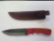 Handmade Damascus steel knife with 5