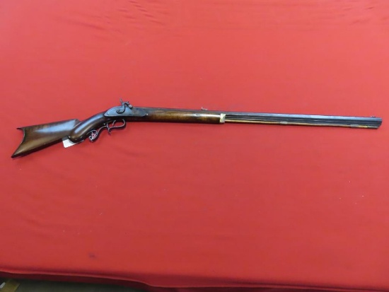 Circa 1850's Kentucky rifle, approximately 44 cal. 34" octagon barrel, acti