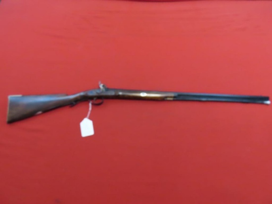 1800's Smooth bore muzzle loader, approximately 69 cal. In refinished condi