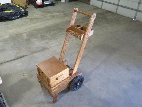 custom built cowboy cart, tag#4127