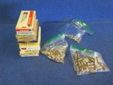 50 misc rifle rounds plus their brass AND 45 Auto and 9mm rds, tag#3187