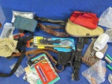 Gun safe rod, gun cases, slings, multi tool, Rem choke and tools and more,