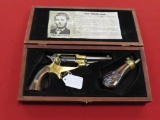 Jesse James Commemorative cased 31 caliber black powder revolver with powde