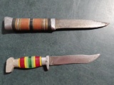 2 - Hunting knives, tag#3371
