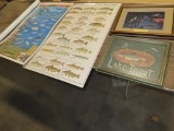 Misc fishing prints/posters, tag#3378(NO SHIPPING AVAILABLE)